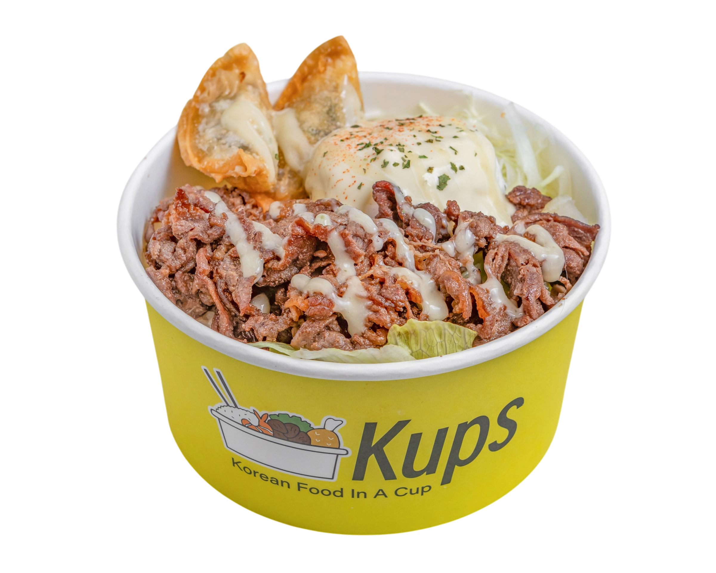 Beef Bulgogi BBQ Rice Kup