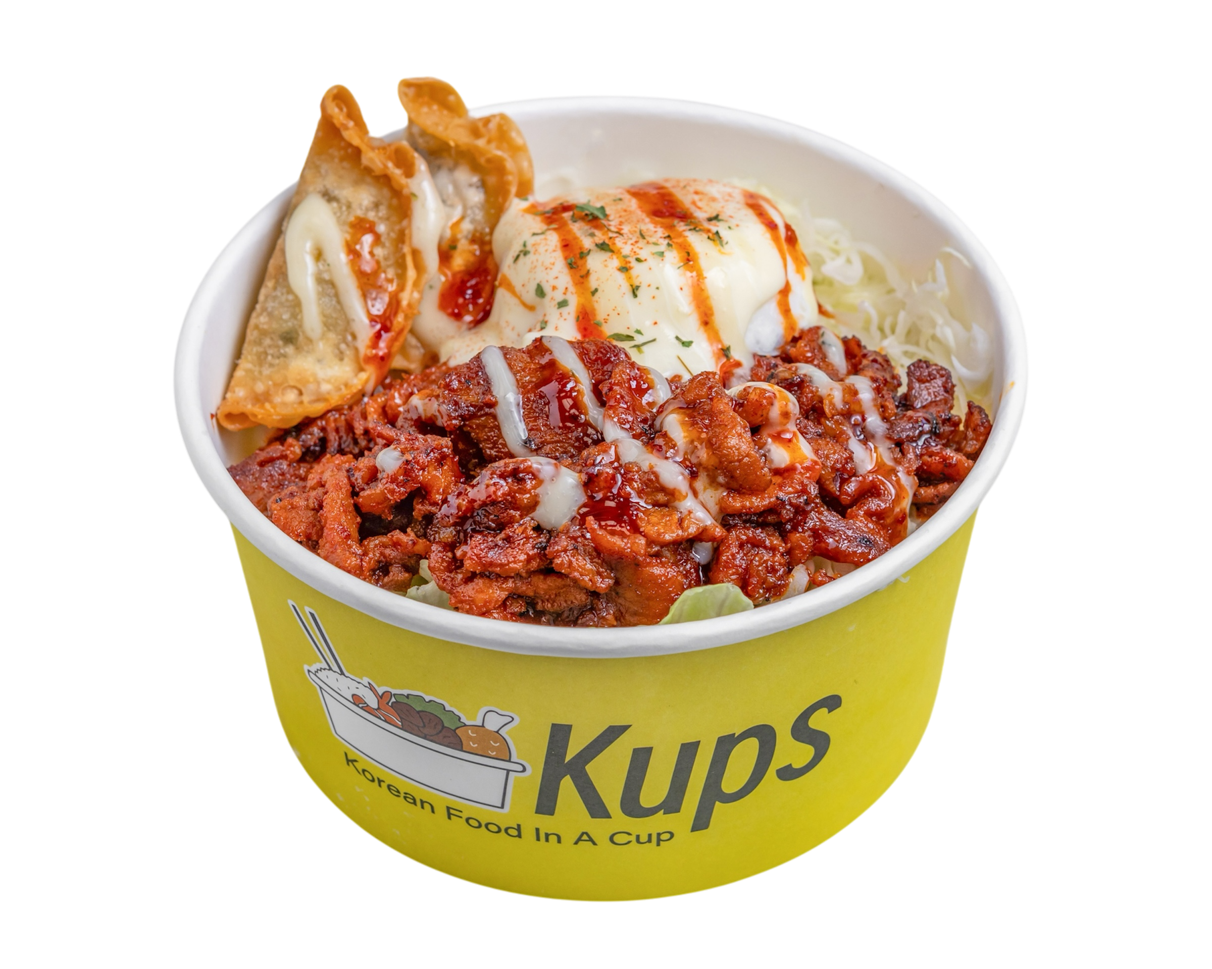 Spicy Pork BBQ Rice Kup