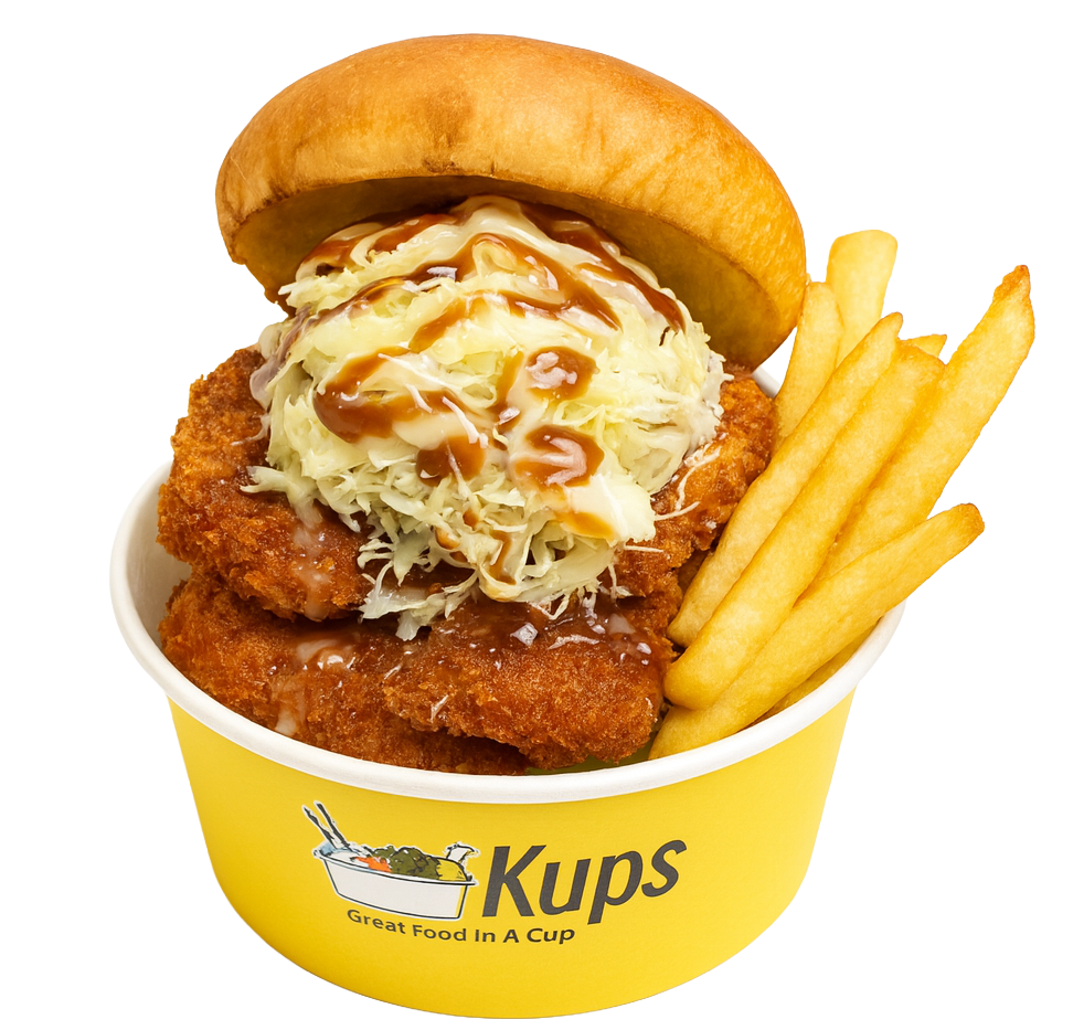 Double Chicken Katsu Burger